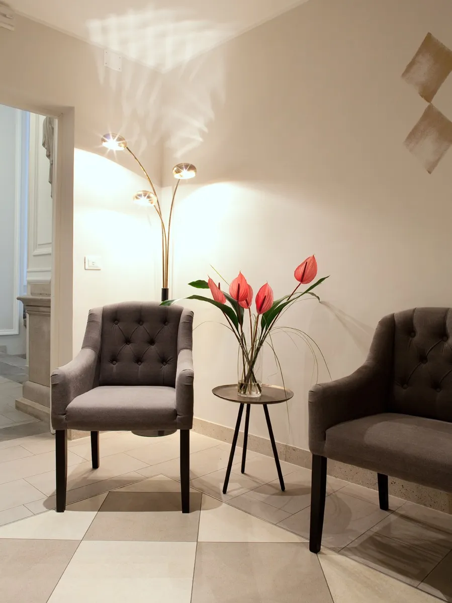 Dettaglio elegante degli interni di Palazzo Talenti